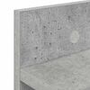 vidaXL Porte-manteau mural Montage mural Gris b&eacute;ton 80 x 10,5 x 18 cm