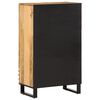 vidaXL Buffet haut 60x34x100 cm bois massif de manguier brut