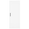 vidaXL Buffet haut Blanc 34,5x34x180 cm Bois d'ing&eacute;nierie