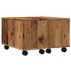 vidaXL Table basse vieux bois 60x60x38 cm bois d'ing&eacute;nierie