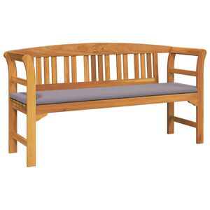 vidaXL Banc rose Naturel 157 x 46 x 82,5 cm Bois d'Acacia Massif