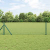 vidaXL Poteau de cl&ocirc;ture. Vert 100 x 0,4 m (maille 19 x 19 mm)