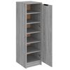 vidaXL Meuble &agrave; chaussures Sonoma gris 30x35x100 cm Bois d'ing&eacute;nierie