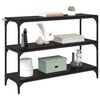 vidaXL Biblioth&egrave;que Ch&ecirc;ne noir 100 x 33 x 70,5 cm