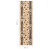 vidaXL Tapis BCF Beige 80x300 cm