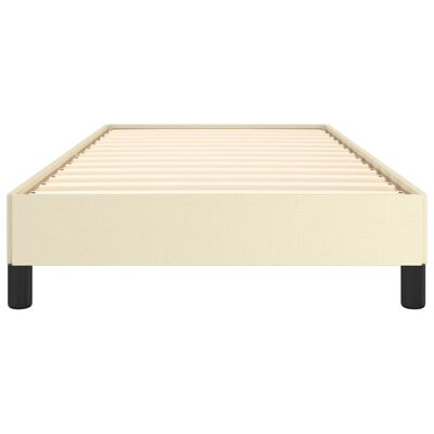 vidaXL Cadre de lit sans matelas crème 80x200 cm similicuir