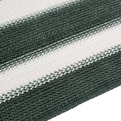 vidaXL Filet brise-vue vert et blanc 1,8x25 m PEHD 75 g/m²