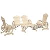 vidaXL Salon de jardin 4 pcs bois de sapin massif