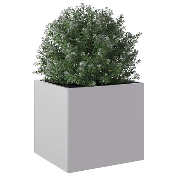 vidaXL Jardini&egrave;re argent&eacute; 32x30x29 cm acier galvanis&eacute;