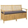 vidaXL Banc de rangement 2 -Seater 148 x 63 x 84 cm Rectangulaire