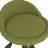 vidaXL Chaises pivotantes &agrave; manger lot de 2 Vert clair Velours