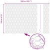 vidaXL Cl&ocirc;ture hexagonale Vert 1,2 x 10 m PVC