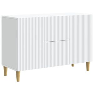 vidaXL Buffet Blanc 89 x 34,5 x 60 cm Bois d'ing&eacute;nierie