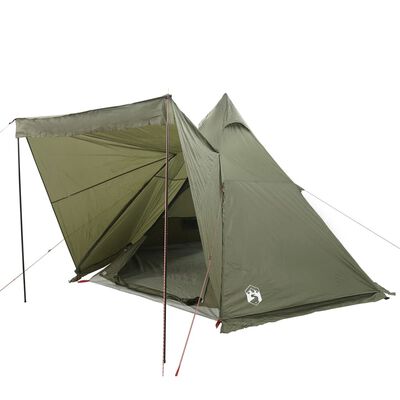 vidaXL Tente familiale tipi 6 personnes vert olive imperméable