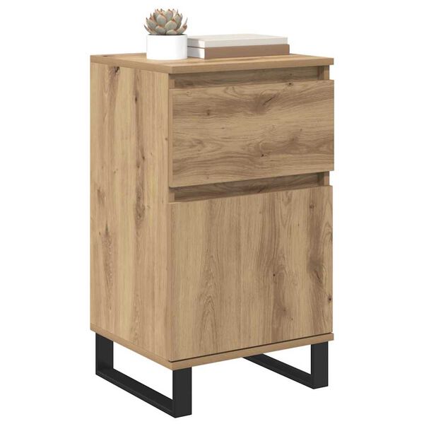 vidaXL Buffet ch&ecirc;ne artisanal 35 x 40 x 70 cm Bois d'ing&eacute;nierie