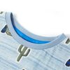 T-shirt pour enfants m&eacute;lange de bleu 104