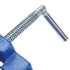 vidaXL &Eacute;tau pour perceuse &agrave; colonne bleu 100 mm fonte