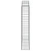vidaXL Paniers &agrave; gabions arqu&eacute;s 20 pcs 200x50x220/240 cm Fer galvanis&eacute;
