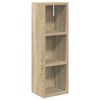 vidaXL Armoire murale de salle de bain Ch&ecirc;ne Sonoma 20 x 16 x 62,5 cm