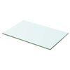 vidaXL Panneau pour &eacute;tag&egrave;re Verre transparent 50 x 25 cm