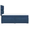 vidaXL Sommier &agrave; lattes de lit avec matelas Bleu 90x200 cm Tissu