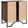 vidaXL Armoire lavabo de salle de bain ch&ecirc;ne marron 60x35x60 cm