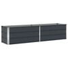 vidaXL Jardini&egrave;re Anthracite 195 x 50 x 45 cm Acier galvanis&eacute;
