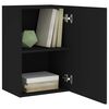vidaXL Meuble TV mural noir 40,5x30x60 cm bois d'ing&eacute;nierie