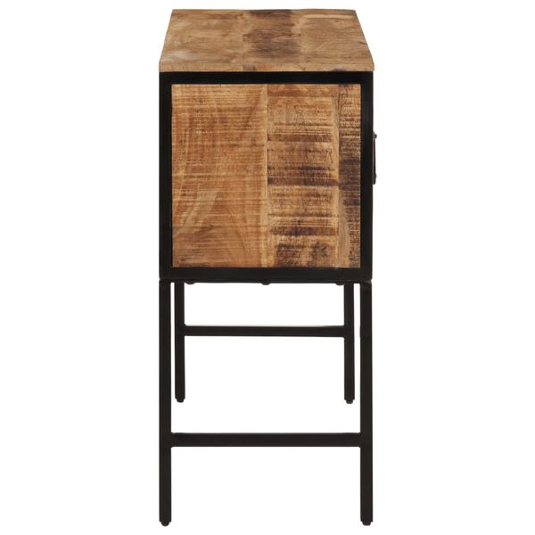 vidaXL Buffet haut 100x35x75 cm bois de manguier brut massif