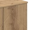 vidaXL Cabinet de salle de bain Ch&ecirc;ne artisanal 61 x 35 x 64 cm