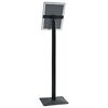 vidaXL Stand de Poster sur Pied Argent&eacute; a4 PVC et Fonte
