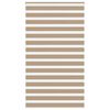 vidaXL Store z&egrave;bre marron sable largeur du tissu 125,9 cm polyester