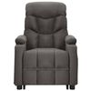 vidaXL Fauteuil de massage inclinable Gris foncé Tissu
