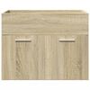 vidaXL Ensemble de meubles de salle de bain 4 pcs ch&ecirc;ne sonoma