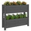 vidaXL Jardini&egrave;re Gris 77x25x66 cm Bois massif de pin