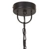 vidaXL Lampe suspendue industrielle vintage 25 W Noir Rond 31 cm E27