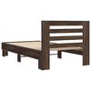 vidaXL Cadre de lit sans matelas ch&ecirc;ne marron 90x190 cm