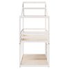 vidaXL Lit superpos&eacute; sans matelas blanc 80x200 cm bois de pin massif