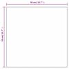 vidaXL Miroirs muraux 2 pcs 50x50 cm Carr&eacute; Verre