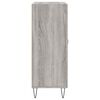 vidaXL Buffet sonoma gris 69,5x34x90 cm bois d'ing&eacute;nierie