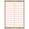 vidaXL Cadre de lit sans matelas marron miel 200x200 cm bois massif