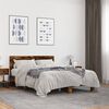 vidaXL Cadre de lit sans matelas ch&ecirc;ne fum&eacute; 120x200 cm