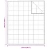 vidaXL Duvet 2-en-1 Blanc 260 x 220 cm Plume