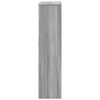 vidaXL Cache-radiateur sonoma gris 104x20x82 cm bois d'ing&eacute;nierie