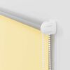 vidaXL Store enrouleur occultant jaune largeur du tissu 90,7 cm