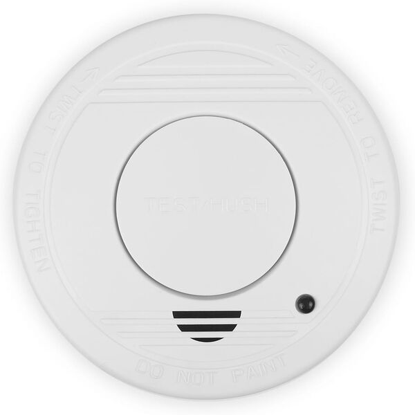 Smartwares D&eacute;tecteur de fum&eacute;e 10x10x3,5 cm Blanc