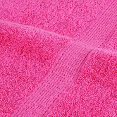 vidaXL Serviettes de qualité supérieure SOLUND 4 pcs rose 600 g/m²