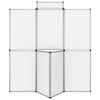 vidaXL Mur d'affichage pliable 8 panneaux et table 181x200 cm Blanc