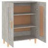 vidaXL Buffet Gris b&eacute;ton 69,5x34x90 cm Bois d'ing&eacute;nierie