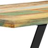 vidaXL Table &agrave; manger 120x60x76 cm Bois de r&eacute;cup&eacute;ration massif